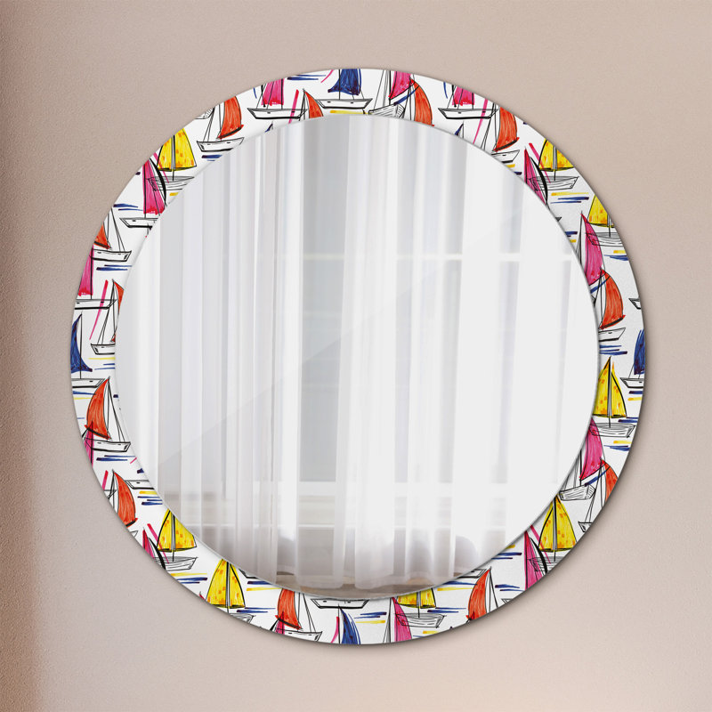 Huldar Glass Flat Wall Mirror