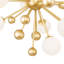 Lustre 11 lumières avec finition or soleil-41794207