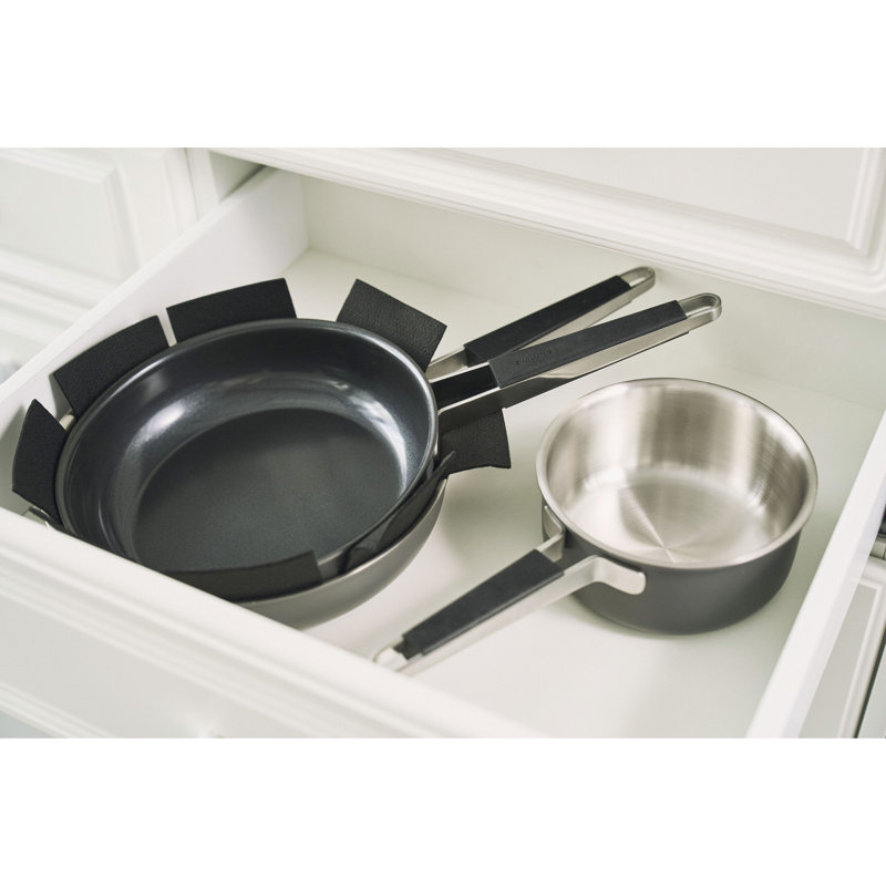 ZWILLING Pure 9.5-Inch Stainless Steel Ceramic Nonstick Fry Pan, Green, Gray, 11"