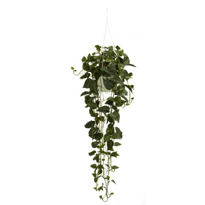 44'' Faux Philodendron Plant in Basket