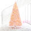 Arbre de Noël artificiel de 7,5 pieds de hauteur, 500 lumières à DEL blanc chaud, 1346 branches en plastique, base en métal pour arbre de Noël artificiel d'intérieur avec embouts de branches, assemblage et démontage faciles