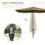 Parasol de terrasse 6,5 'x 10'-933139899