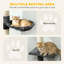 Centre d'activités pour chat 8,5 pi, 5 niveaux, gris foncé