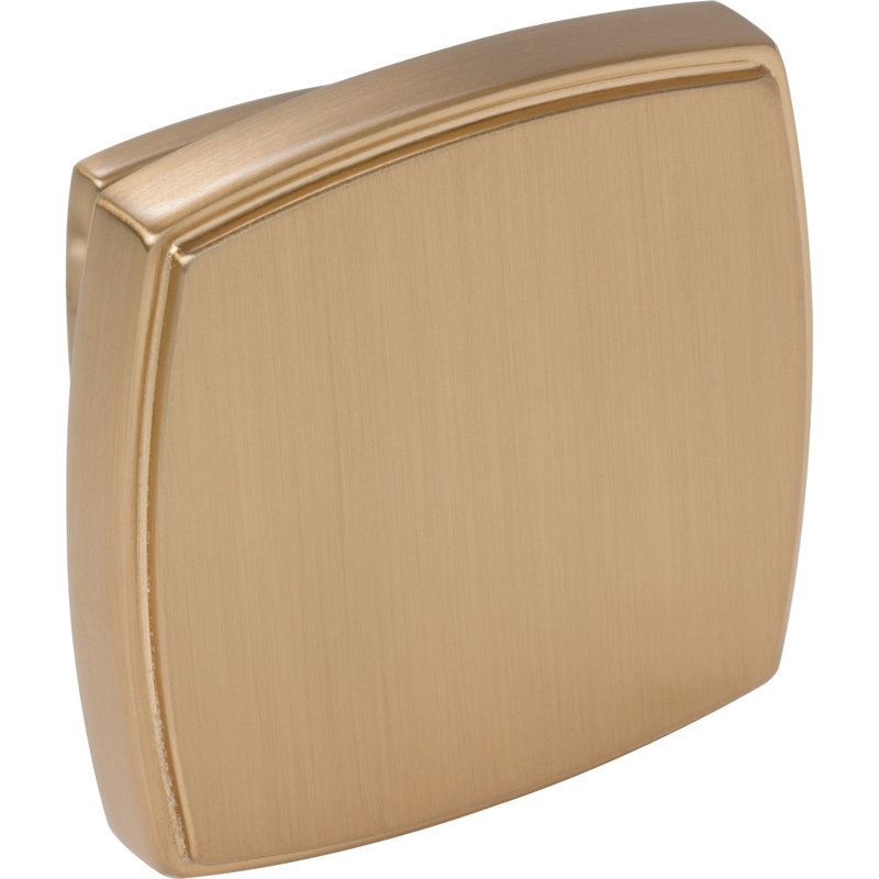 Square Knob, Satin Bronze