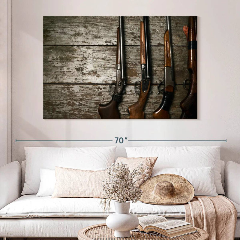 Senne Hunting Guns, 34" H x 51" W