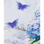 Lin à 2 côtés 18 po x l 13 po hortensias drapeau de jardin