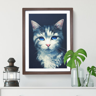 Adorable Cat - Framed Print