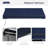 Outsunny Polyester Cover Retractable Patio Awning-96861868-112964795-112964799