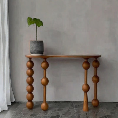 French Retro Solid Wood Console Table