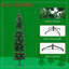 9.5ft Slim Xmas Tree with Realistic Branches,Pencil Christmas Tree,Pine Cones and Metal Base