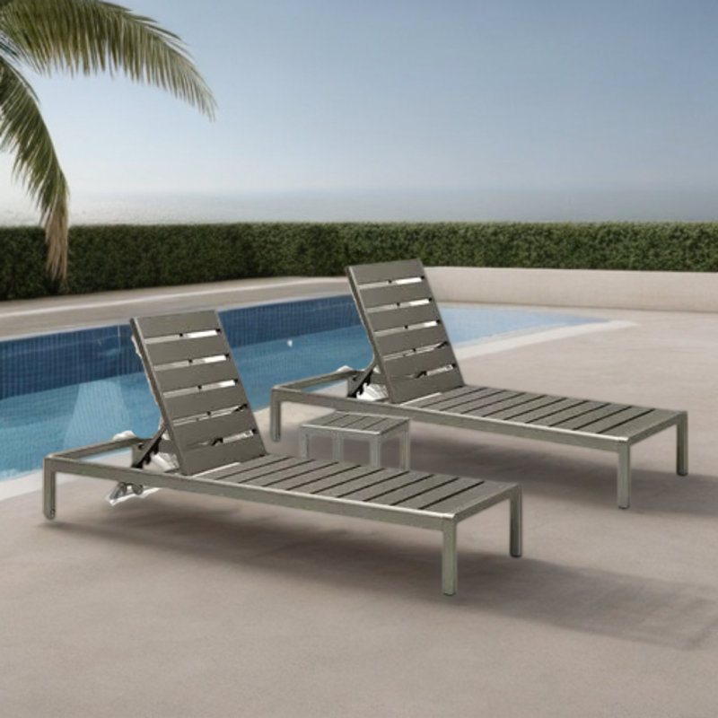 Chaise longue d'extérieur réglable Elegant