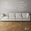 Canapé nuage moderne en tissu doux Somerdale-30572624