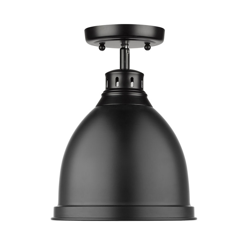 Flush Mount, Matte Black, Matte Black