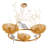 Ffraid Light Gold Unique/Statement Bird Nest Pendant Lights