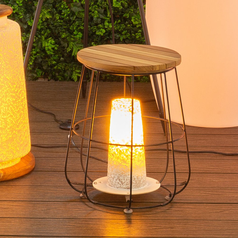 Madhav 44.5cm Plug-in Outdoor Table Lamp