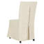 Chaise d'appoint rembourrée en lin Latrell