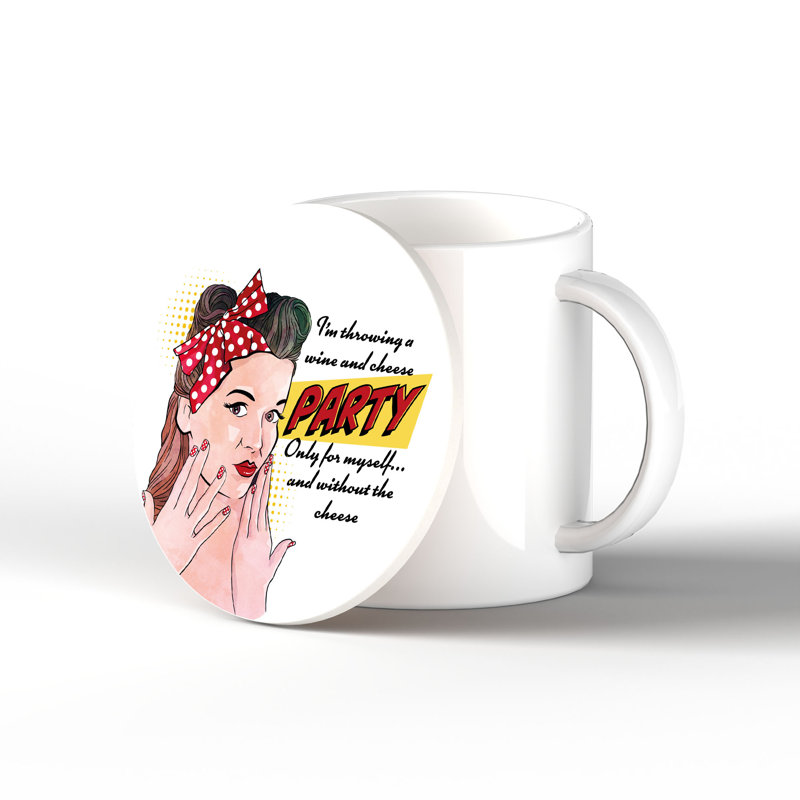 Ceramic Round 1 Piece Coaster