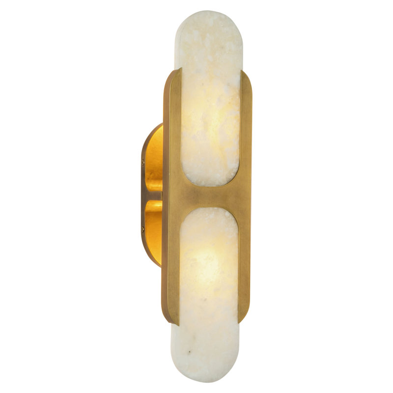 Odin 2 - Light Bath Sconce, Vintage Brass
