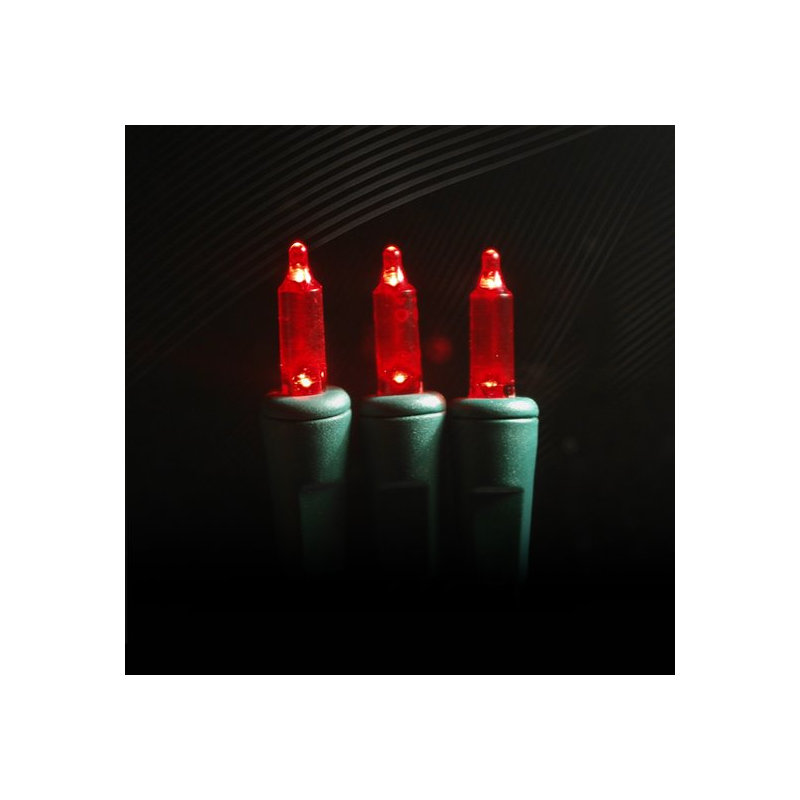 Guirlande de 50 lumières, Rouge