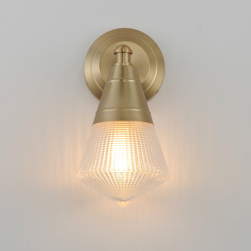 Hargreaves-Wall Sconce, Natural Aged Brass