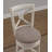 Swivel Upholstered Counter Stool with Solid Wood Frame-539139260