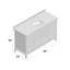 Ensemble de meuble-lavabo simple 55 po Cambridge-426797067-535290396
