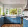 Fireclay 30" x 22" Drop-in Sink with 2 Faucet Holes on Backsplash
