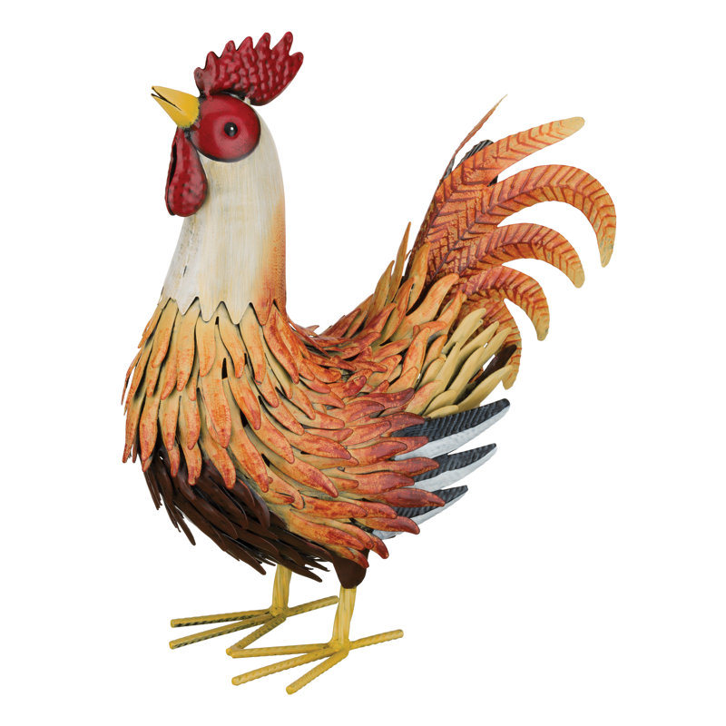 Sunburst Rooster Decor SM