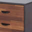 Table de bout rectangulaire à 3 tiroirs avec rangement spacieux, parfaite pour les chambres à coucher et les salons modernes.-643809385