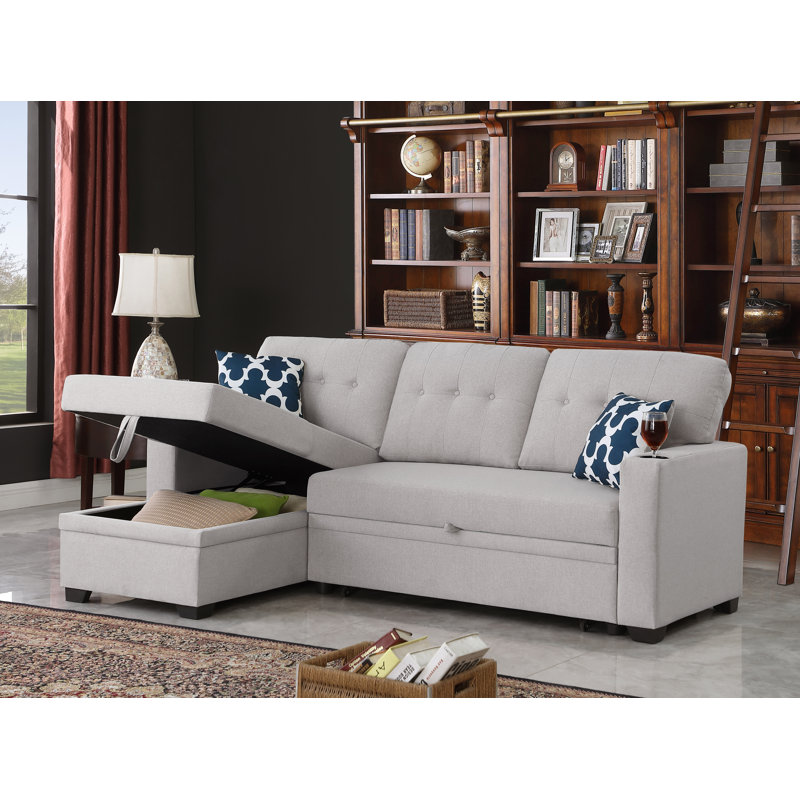Khayal Upholstered L-Shaped Sectional Left Hand Facing