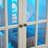 Bookcase, LED Display Cabinet With Adjustable Shelves And Glass Doors-1673965361