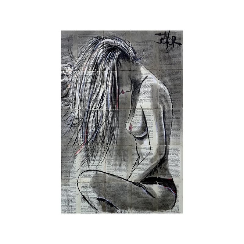 White Wash - Wrapped Canvas Print, 66.04 cm H x 45.72 cm W x 3.175 cm D