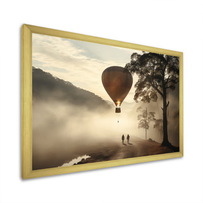 Brume de montgolfière sur toile