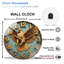 Horloge murale en bois Elegant