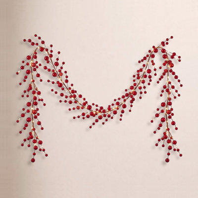 115 " Pre-Lit Christmas Garland