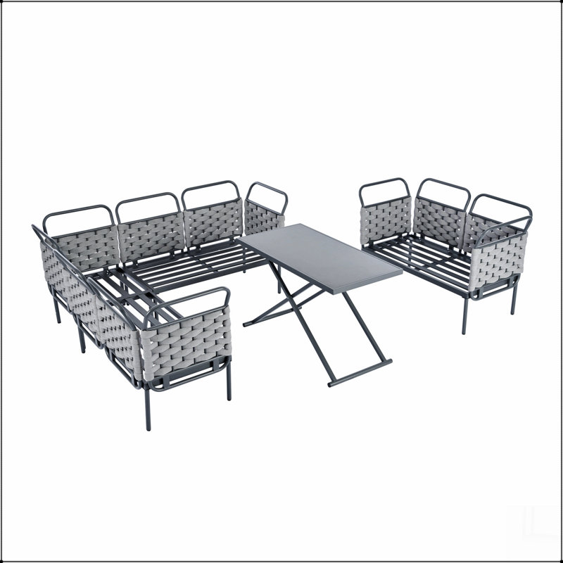 Ensemble de canapé modulaire d'extérieur 5 pièces 5 pièces