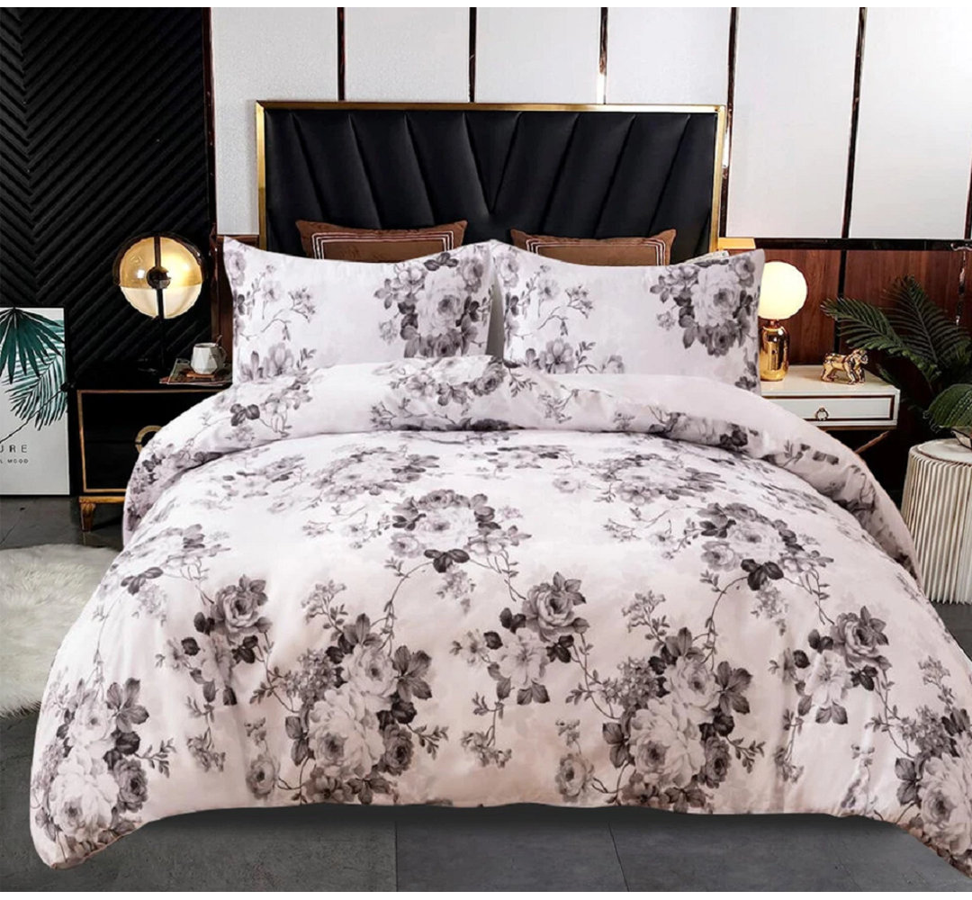 Duvet Cotton Rich Slate Black Super King