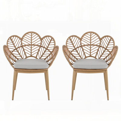 Outdoor Wicker Chair Set Of 2