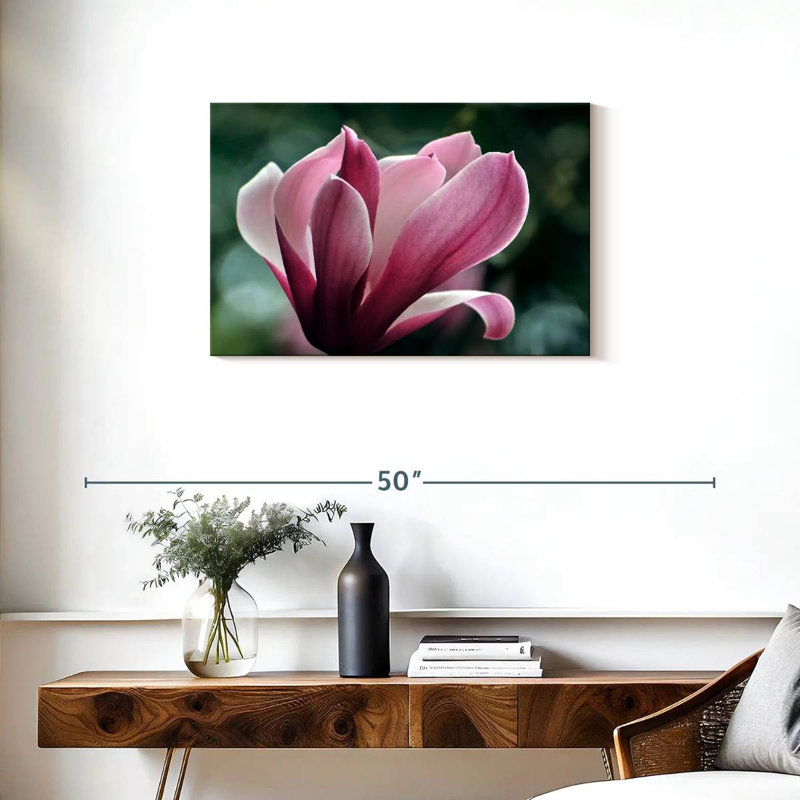 Fleur de magnolia Harnek en fleurs, H 20 po x l 30 po