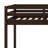 Sturdy Wooden Loft Bed with Ladder & Strong Slat Support-1663515497