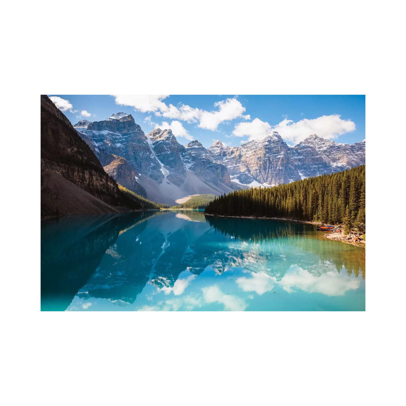 Moraine Lake And The Ten Peaks I by Matteo Colombo - Wrapped Canvas Print, 66.04 cm H x 45.72 cm W x 1.91 cm D