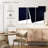Avery Minimal Navy Blue Abstract I-108009776