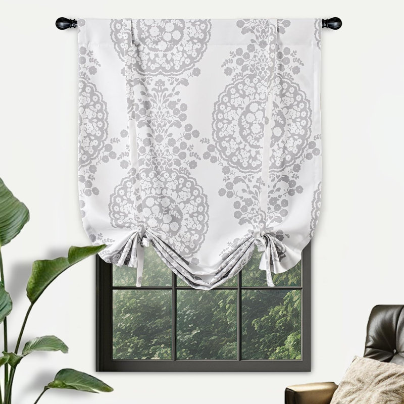 Bouillet Room Darkening Curtain Single Panel, 31" W x 47" L