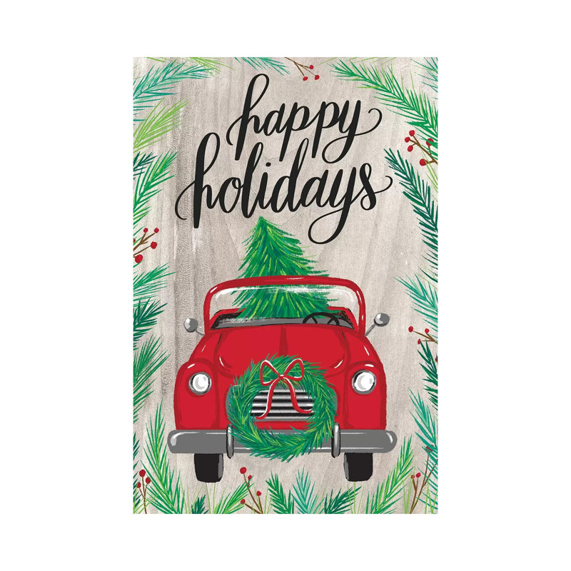 Christmas Farm I by Amanda Mcgee - Wrapped Canvas Print, 101.6 cm H x 66.04 cm W x 1.91 cm D