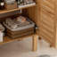 Armoire de meuble-lavabo autoportante 30 po avec lavabo en céramique, 2 portes à fermeture douce