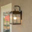 Lanterne murale d'extérieur 1 lumière en noir impérial-62609743