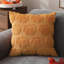 Couvre-oreiller d'automne 18 x 18 2 pièces orange clair citrouille décorations d'automne