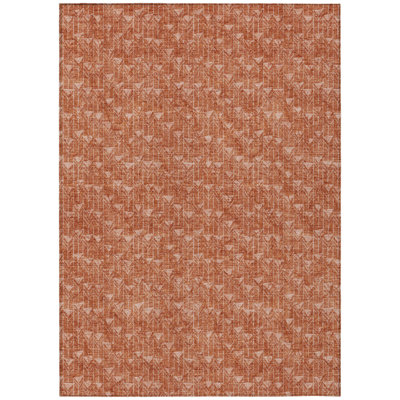 HomeRoots Washable Geometric Rug