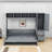 Nodine Wood Murphy Bed with Shelves and Drawers-934582054-934582049