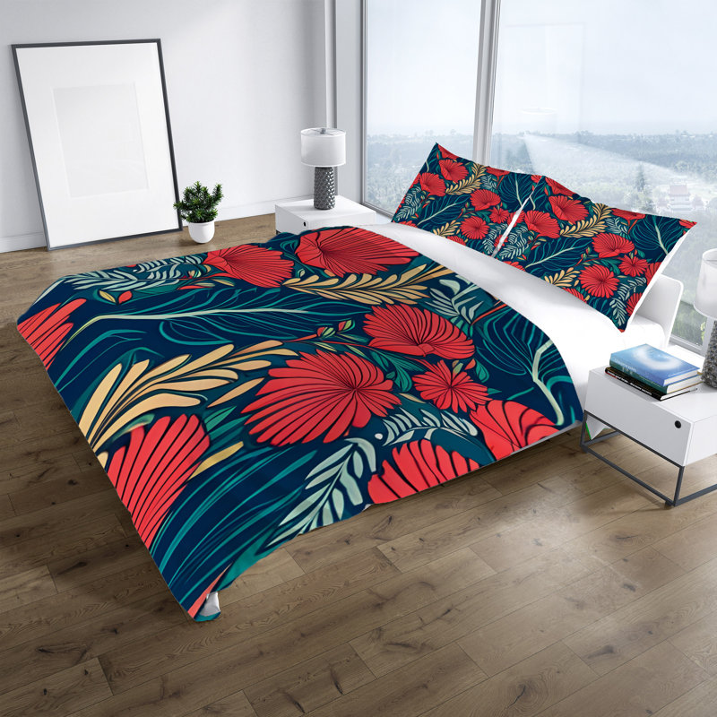 Polyester Duvet Cover, King Duvet Cover + 2 King Shams